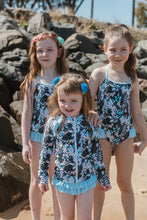 Load image into Gallery viewer, Girls Rash Vest and Bottoms Set
