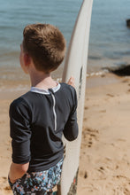 Load image into Gallery viewer, Long Sleeve Boys Rash Vest - Moments
